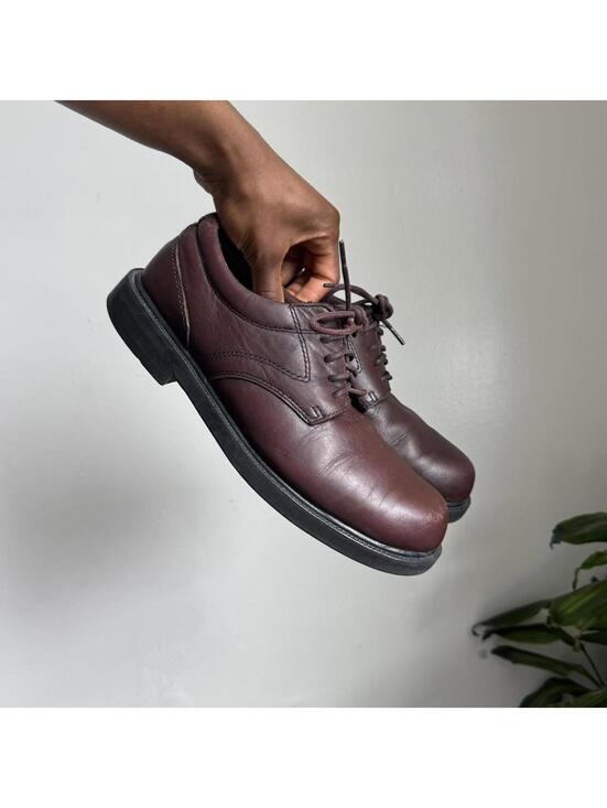 Vintage Nunn Bush brown leather Oxford shoes Men’s size 8 women’s 9.5 main image 2